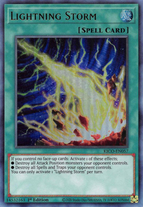 Lightning Storm (Ultra Rare) [KICO-EN057] Ultra Rare - for just $1.25! 