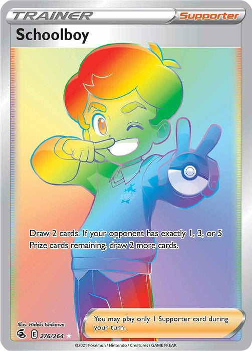 Schoolboy (276/264) [Sword & Shield: Fusion Strike] - for just $1.65! 