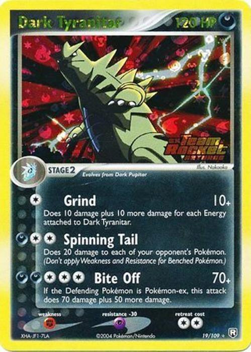 Dark Tyranitar (19/109) (Stamped) [EX: Team Rocket Returns] - for just $110! 