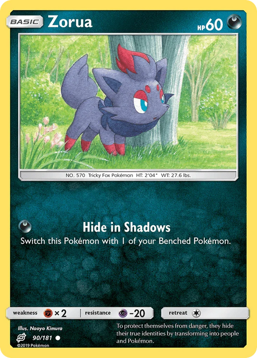 Zorua (90/181) [Sun & Moon: Team Up] - for just $0.15! 