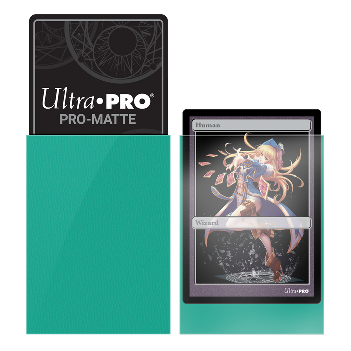 Ultra PRO: Small 60ct Sleeves - PRO-Matte (Aqua) - Just $0! Shop now at Retro Gaming of Denver