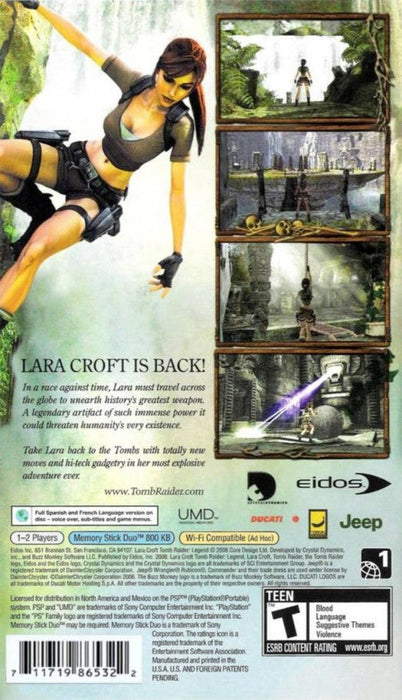Tomb Raider Legend  – PlayStation Portable (PSP) - for just $0! 