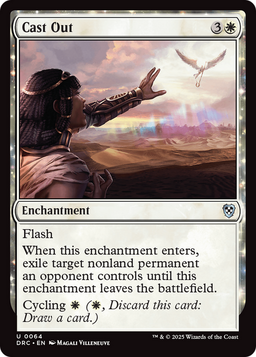 Cast Out (DRC-064) - Commander: Aetherdrift: (enchantment) - for just $0.05! 