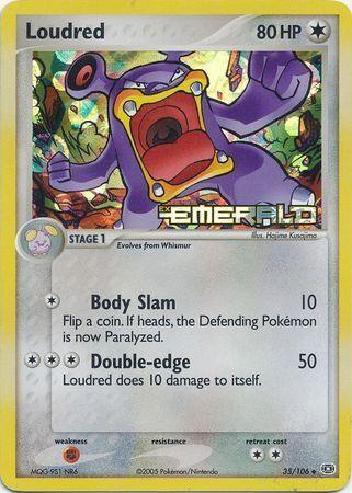 Loudred (35/106) (Stamped) [EX: Emerald] - for just $5.10! 