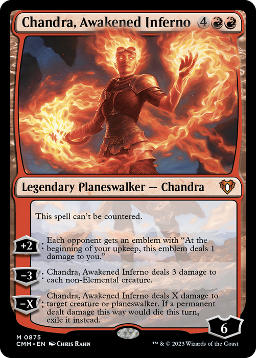 Chandra, Awakened Inferno (CMM-875) - Commander Masters - for just $3.04! 