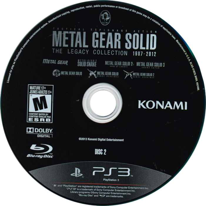 Metal Gear Solid: The Legacy Collection – PlayStation 3 (PS3) - for just $54.99! 