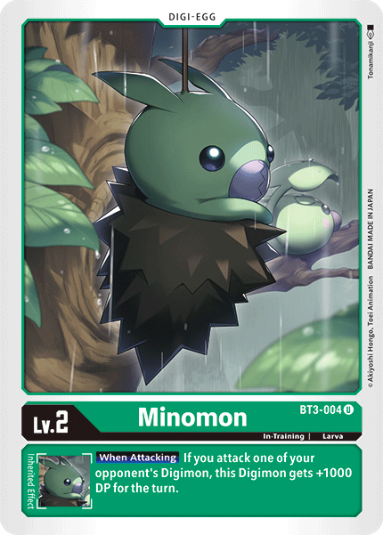 Minomon [BT3-004] [Release Special Booster Ver.1.5] - Just $0.09! Shop now at Retro Gaming of Denver