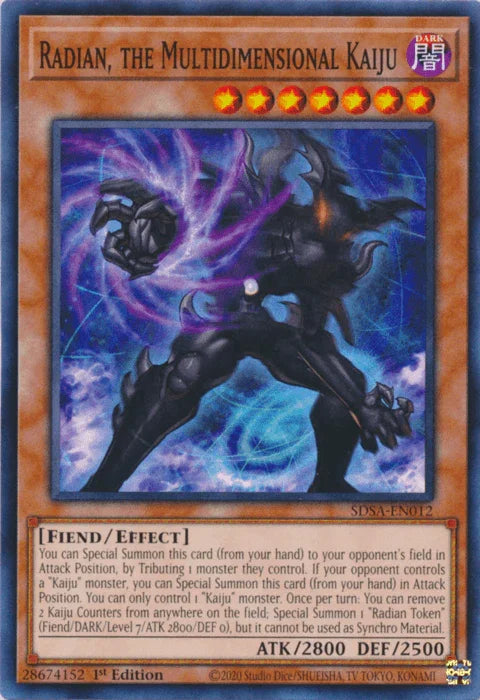 Radian, the Multidimensional Kaiju [SDSA-EN012] Common - for just $0.15! 