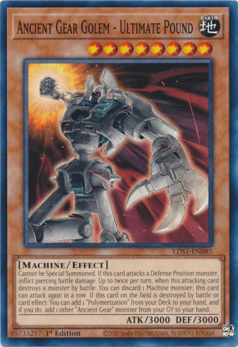Ancient Gear Golem - Ultimate Pound [LDS1-EN085] Common - for just $0.10! 