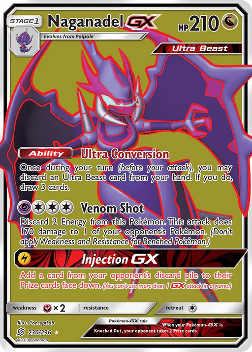 Naganadel GX (230/236) [Sun & Moon: Unified Minds] - for just $2.70! 