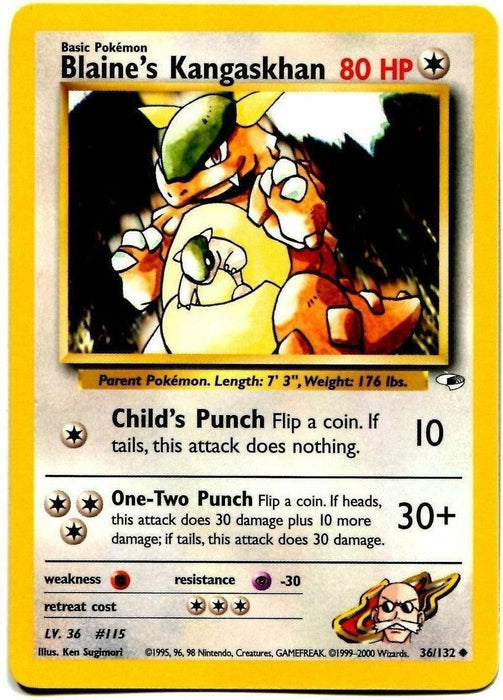 Blaine's Kangaskhan (36/132) [Gym Heroes Unlimited] - for just $2.75! 
