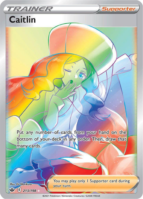 Caitlin (213/198) [Sword & Shield: Chilling Reign] - for just $6.15! 