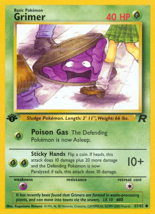 Grimer (57/82) [Team Rocket 1st Edition] - for just $0.35! 