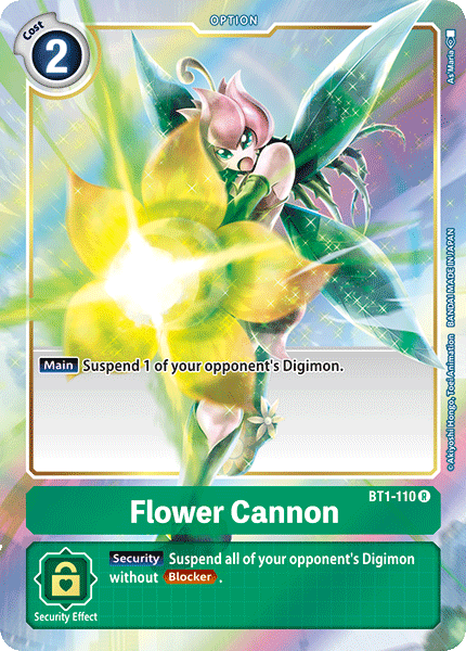 Flower Cannon [BT1-110] (Alternate Art) [Release Special Booster Ver.1.0] - Just $0.45! Shop now at Retro Gaming of Denver