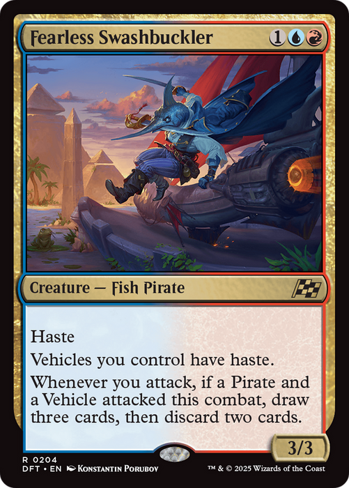 Fearless Swashbuckler (DFT-204) - Aetherdrift Foil - for just $0.06! 