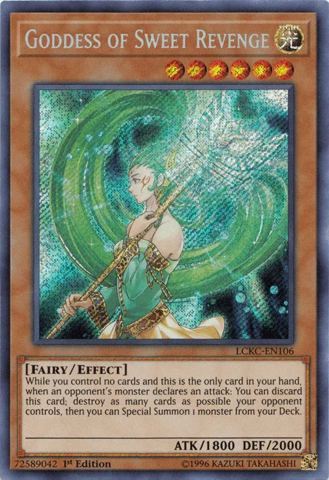Goddess of Sweet Revenge [LCKC-EN106] Secret Rare - for just $0.20! 