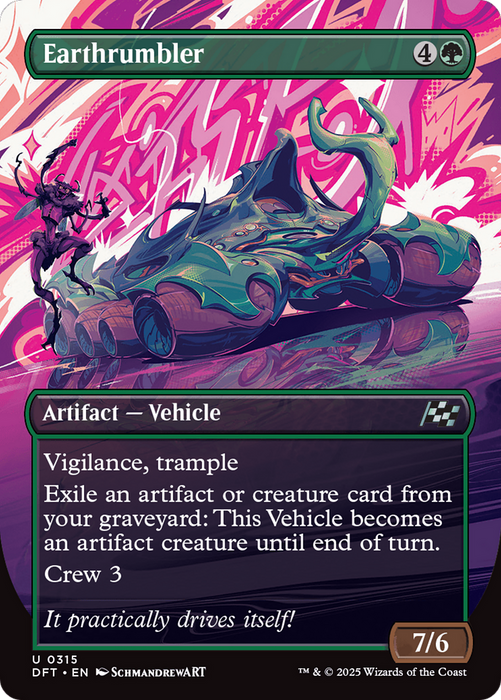 Earthrumbler (DFT-315) - Aetherdrift (Borderless) Foil - for just $0.07! 