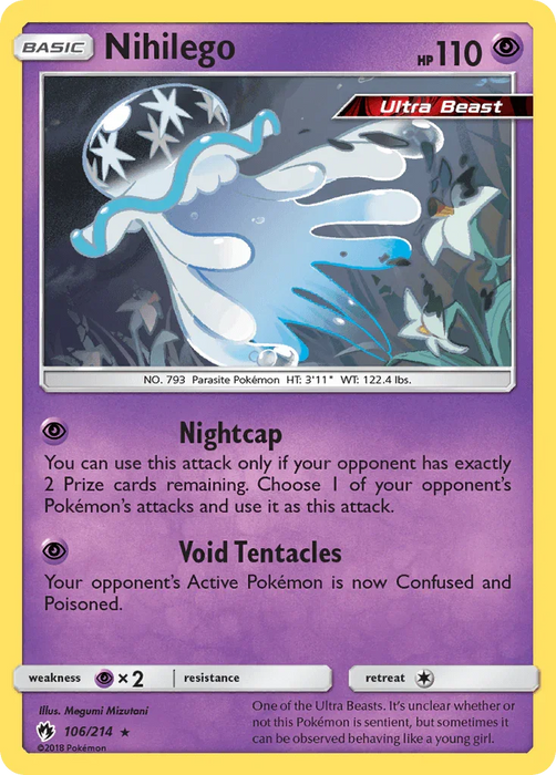 Nihilego (106/214) [Sun & Moon: Lost Thunder] - for just $5.45! 