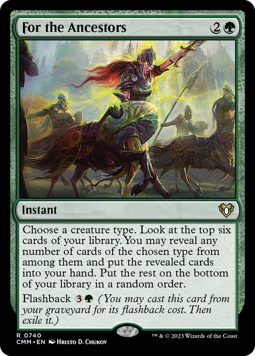 For the Ancestors (CMM-740) - Commander Masters - for just $1.23! 