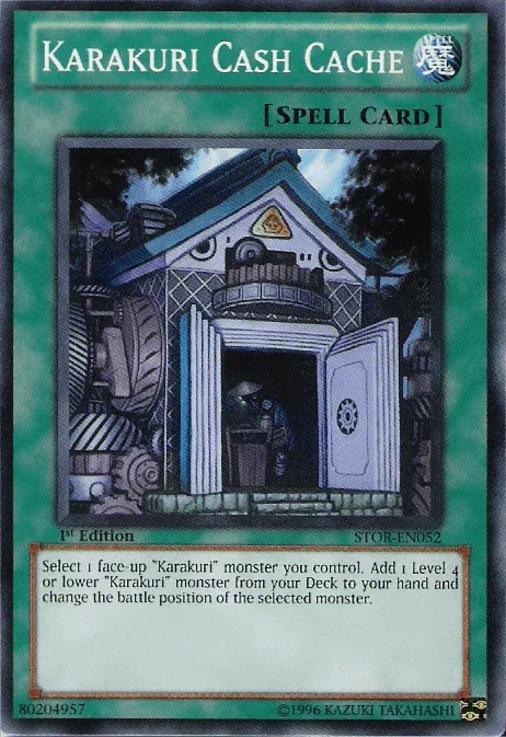Karakuri Cash Cache [STOR-EN052] Common - for just $0.10! 