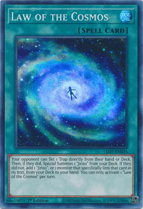 Law of the Cosmos [LED7-EN035] Super Rare - for just $0.15! 