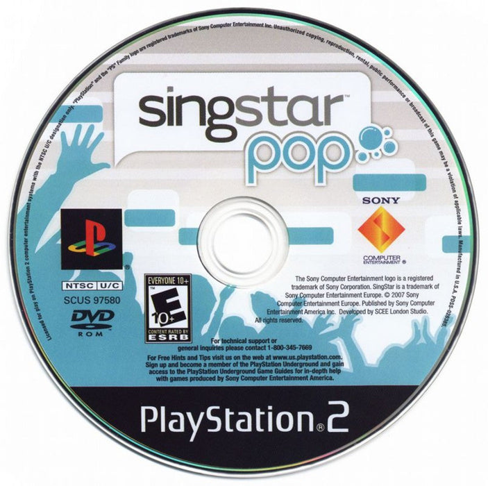 Singstar Pop – PlayStation 2 (PS2) - for just $3.99! 