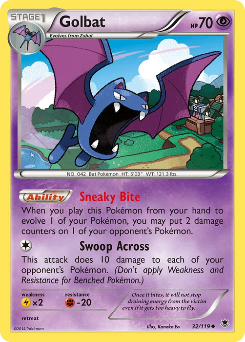 Golbat (32/119) [XY: Phantom Forces] - for just $0.15! 