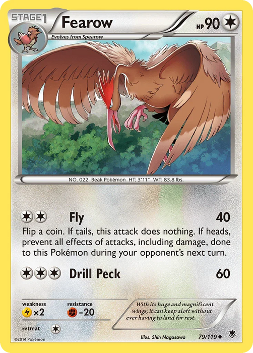 Fearow (79/119) [XY: Phantom Forces] - for just $0.10! 