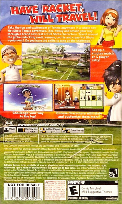 Hot Shots Tennis: Get a Grip – PlayStation Portable (PSP) - for just $4.99! 