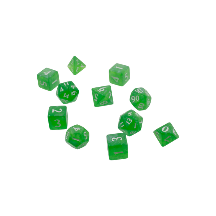 Ultra PRO: 11-Dice Set - Eclipse (Lime Green) - Just $9.95! Shop now at Retro Gaming of Denver