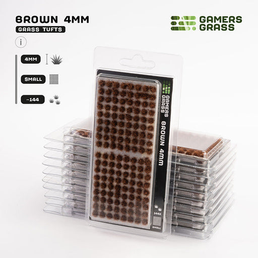 Gamers Grass Tufts: Brown 4mm- Small - for just $8.99! 