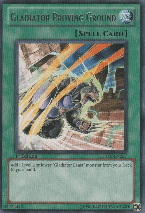 Gladiator Proving Ground [LCGX-EN257] Rare - for just $0.40! 