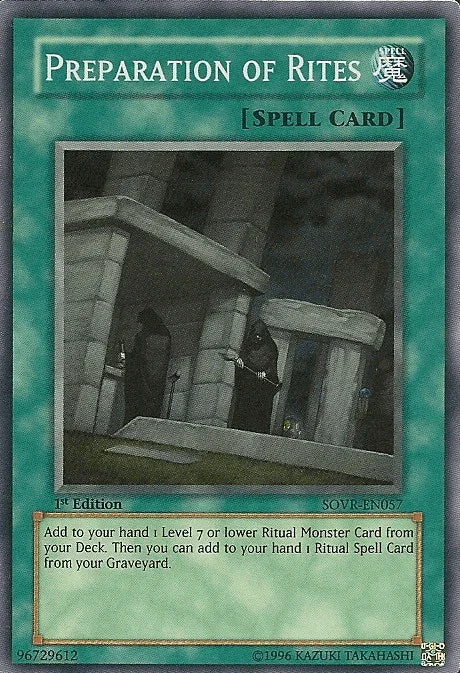 Preparation of Rites [SOVR-EN057] Super Rare - for just $0.85! 