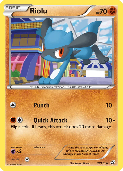 Riolu (79/113) [Black & White: Legendary Treasures] - for just $0.25! 