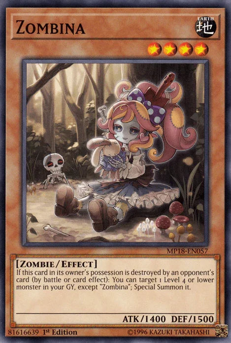 Zombina [MP18-EN057] Common - for just $0.10! 