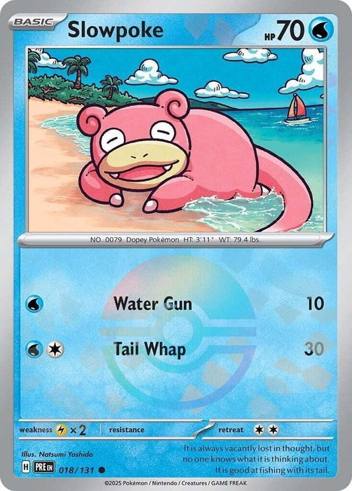 Slowpoke (018/131) (Poke Ball Pattern) [Scarlet & Violet: Prismatic Evolutions] - for just $0.25! 