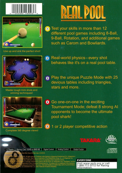 Real Pool – PlayStation 2 (PS2) - for just $5.99! 
