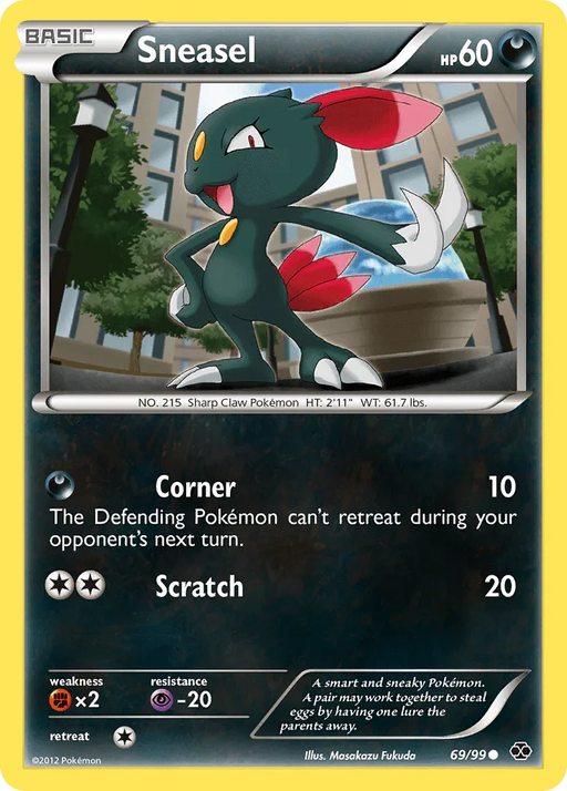 Sneasel (69/99) [Black & White: Next Destinies] - for just $0.10! 