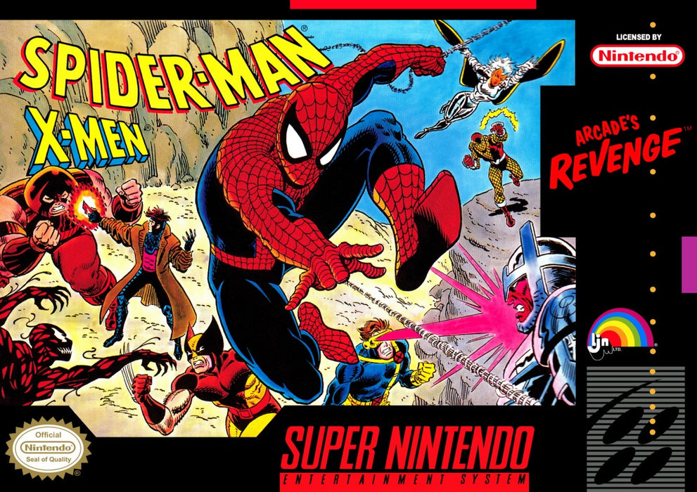 Spider-Man X-Men Arcade's Revenge – Super Nintendo Entertainment System (SNES) - for just $14.99! 