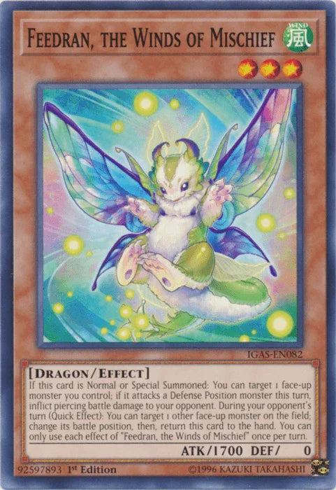Feedran, the Winds of Mischief [IGAS-EN082] Common - for just $0.10! 