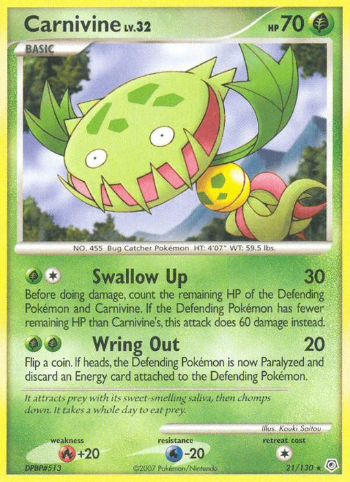 Carnivine (21/130) [Diamond & Pearl: Base Set] - for just $0.60! 