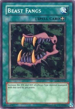 Beast Fangs [LOB-EN041] Common - for just $0.10! 