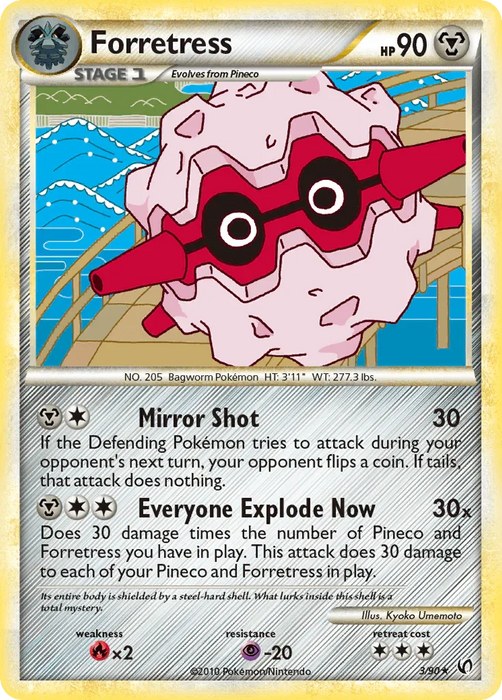 Forretress (3/90) [HeartGold & SoulSilver: Undaunted] - for just $0.85! 