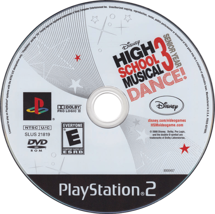 Disney High School Musical 3: Senior Year Dance! – PlayStation 2 (PS2) - for just $2.99! 