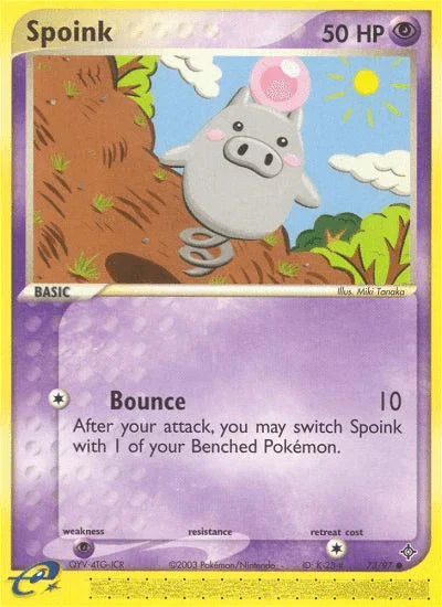 Spoink (73/97) [EX: Dragon] - for just $0.20! 