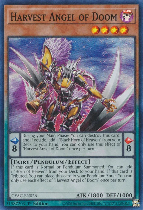Harvest Angel of Doom [CYAC-EN026] Super Rare - for just $0.10! 