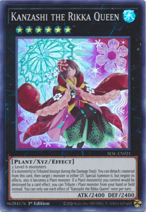 Kanzashi the Rikka Queen [SESL-EN021] Super Rare - for just $0.15! 