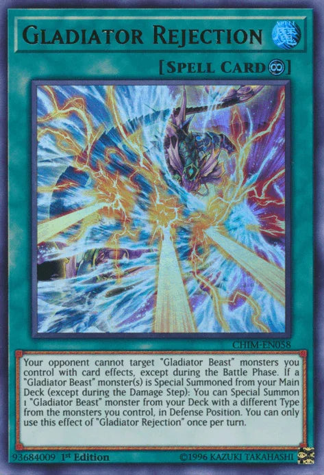 Gladiator Rejection [CHIM-EN058] Ultra Rare - for just $0.20! 