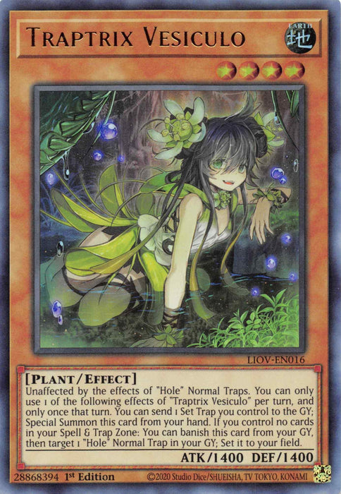 Traptrix Vesiculo [LIOV-EN016] Ultra Rare - for just $0.20! 
