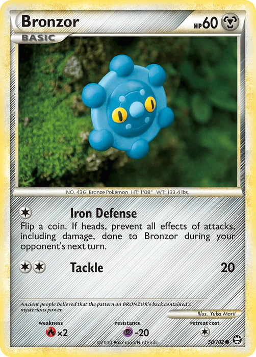 Bronzor (58/102) [HeartGold & SoulSilver: Triumphant] - for just $0.60! 